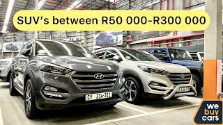 Proper SUVs between R50 000  R300 000 at Webuycars [upl. by Laine]