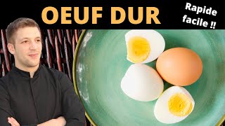 Comment FAIRE UN OEUF DUR  Temps de cuisson amp Astuces [upl. by Saunders]