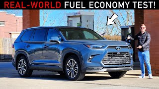 2024 Toyota Grand Highlander Hybrid Max  RealWorld Highway Fuel Economy Test [upl. by Aseela]