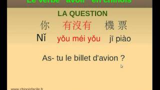 Verbe avoir en chinois [upl. by Yentrac]