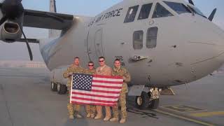 C 27J Spartan Afghanistan 2011 Crew 4 Solid [upl. by Negeam720]