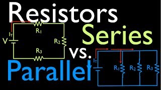 Resistors in Electric Circuits 1 of 16 Series vs Parallel [upl. by Anaihr]