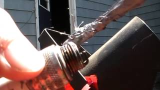 How To Clean Remove Carbon On Old Spark Plug Fix Surging Sputtering Snowblower [upl. by Augie]