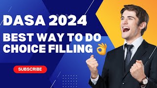 DASA 2024  BASIC INFO TO DO THE CHOICE FILLING  WHAT ARE IMPORTANT THINGS YOU NEED TO KNOW [upl. by Desmond]