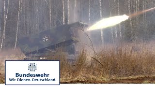 Feuer frei in Litauen – Bundeswehr übt mit Raketenwerfer MARS II [upl. by Pilif483]