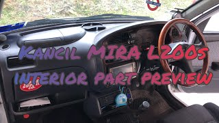 Kancil Turbo  EP10  Kancil clone MIRA L200s interior preview [upl. by Franz]