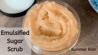 How to make Emulsified Sugar Scrub includes FREE recipe [upl. by Ayeka670]