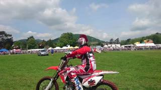 Flying Ryan Stunt Show Abergavenny Steam Rally 2016 [upl. by Nevek]