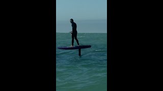 SUP FOIL DOWNWIND avec TOM AUBER [upl. by Nanreik]