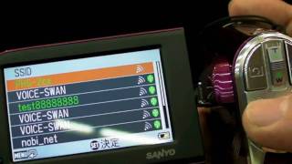 SANYO：EyeFi Card機能紹介 Xacti DMXCG110 編 [upl. by Annas]