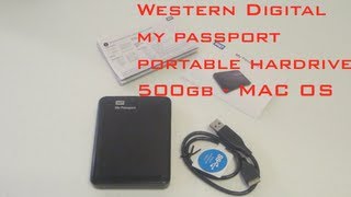 Western Digital My Passport Portable Hard Drive  500GB  MAC [upl. by Larual]