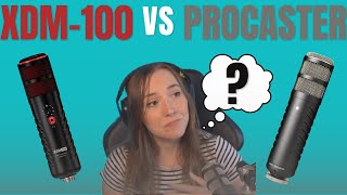 Rode XDM100 vs Rode Procaster  For Streaming  Podcasting [upl. by Alesandrini]