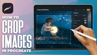 How To Crop In Procreate [upl. by Edik710]