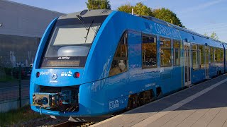 Sound Alstom Coradia iLint Hydrogen powered Train [upl. by Nare]