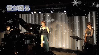 「雪が降る」上野池之端Qui・クリスマスコンサートから、アダモで有名なこの曲をお聞きください！ [upl. by Arhas687]