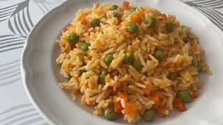 Receta de Arroz Rojo [upl. by Ovid]