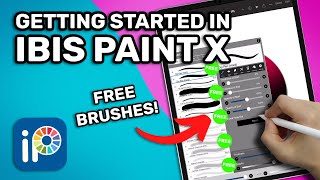 Getting Started in Ibis Paint X for Beginners [upl. by Rondon998]