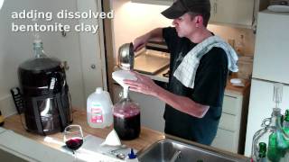 Making Wine from Welchs Grape Juice Concentrate 1 of 2 [upl. by Nauqal]