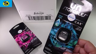 BEST CAR SMELLS  Febreze Car Air Freshener Vent Clips Unstoppables Fresh and Shimmer Scents [upl. by Norval]