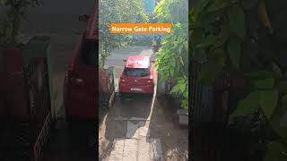 Narrow Gate car parking parking switch automobile maruti adventure travel [upl. by Arabeila]