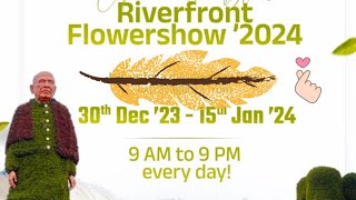 Riverfront Flower park 2024 AhemdabadFlower show2024 [upl. by Akkim]