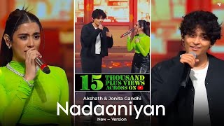 Nadaaniyan Song NewVersion Akshath amp Jonita Gandhi Best Moments✨VCreations [upl. by Rodgers]