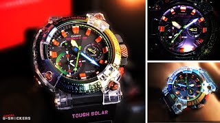 NEW Casio GShock Borneo Rainbow Toad Inspired Analog Frogman  GWFA1000BRT1A [upl. by Abroms826]