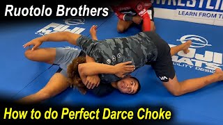 The PERFECT Darce Choke with Ruotolo Brothers [upl. by Okihcas562]