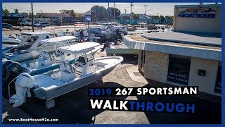 Sportsman Boats A Virtual Walkthrough on the 2019 267 Masters Bay Boat [upl. by Otipaga336]