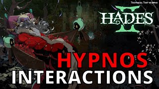 Hypnos Interactions  Hades 2 Technical Testing [upl. by Namrak552]