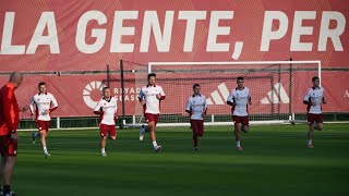 AS Roma training photos 14112024 💛❤️ football roma asroma calcio asroma ToyotaItalia [upl. by Ihcego]