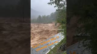 Cant believe this is chimney rock NC after hurricane helene [upl. by Assiled]