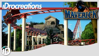 Maverick Cedar Point Recreation Planet Coaster [upl. by Keverian]