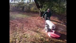 Video 10 Gravely Tractor Demonstration Series 1964 Gravely L8 Tractor Mulching Guard [upl. by Aicela]