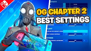 NEW BEST OG Chapter 2 Nintendo Switch SETTINGS  Sensitivity Fortnite Settings Explained [upl. by Anined]