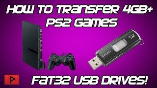 How To Copy Large 4GB PS2 Games to FAT32 USB Drive Tutorial [upl. by Shakti632]