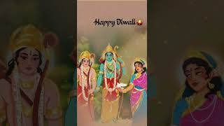 aye gye raghunandan  🙏🙏 happy diwali 🪔🎇 bhaktisong  short video [upl. by Nagem334]