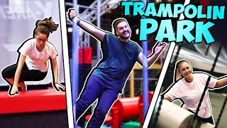 24H TRAMPOLINPARK Kaan Dania und Bianca alleine im Superfly Airsports Compilation [upl. by Enehpets994]