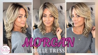 MORGAN by Belle Tress in Raw Sugar BlondeR  Wig Review  WigsByPattisPearlscom [upl. by Arraeic]