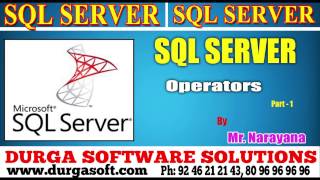 Sql Server tutorial  onlinetraining Operators Part  1 by Narayana [upl. by Schwab339]