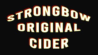 Beer Review №456  Krups Sub  Strongbow Original Cider  Bulmer [upl. by Peednus]