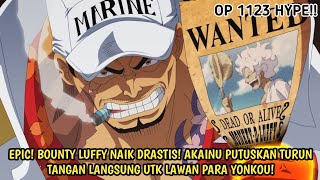 OP 1123  EDAN BOUNTY LUFFY NAIK DRASTIS AKAINU PUTUSKAN TURUN TANGAN UTK HENTIKAN PARA YONKOU [upl. by Wolbrom]