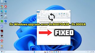 FIXED Windows upgrade error 0x80070428  0x3001A [upl. by Terencio730]