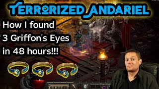 How I Found 3 Griffons Eyes In 48 Hours From Terrorized Andariel [upl. by Klepac]