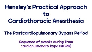 Hansleys Practical Approach to Cardiothoracic Anesthesia [upl. by Torras]