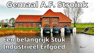 Watergemaal AF Stroink bij Vollenhove [upl. by Anilas]