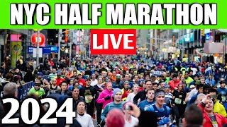 Live 2024 NYC HALF MARATHON 🏃🏽‍♀️ 2024 United Airlines NYC Half Marathon UnitedNYCHalf 🏃🏽 [upl. by Malas845]