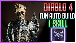 ⚠️ DIABLO 4 BUILD ► 1 SKILL POUR TOUS LES DOMINER [upl. by Melc]