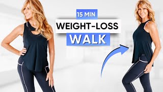 15Minute Walking Exercise To Lose Belly Fat [upl. by Pennington]