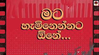 Dimi3  Mata Haminennata Ona මට හැමිනෙන්නට ඕන  Official Lyric Video [upl. by Rabah]